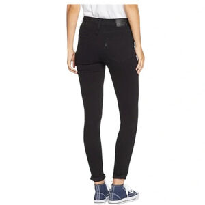 LEVIS 311 Shaping Skinny Jeans Black Denim Black Tab Stretch Mid Rise Size 27